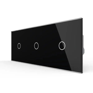 Livolo | Zwart | 1+1+1 | Puls | Schakelaar Livolo Nederland B.V.
