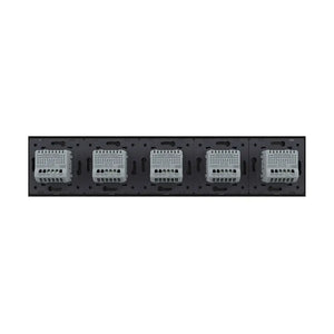 Livolo | Zwart | 1+1+1+1+1 | Puls | Schakelaar Livolo Nederland B.V.