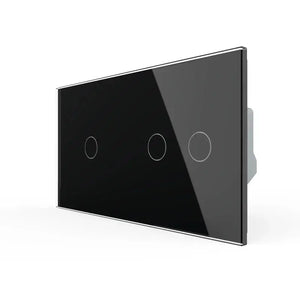 Livolo | Zwart | 1+2 | Aan/Uit | 12 of 24V DC | Schakelaar Livolo Nederland B.V.