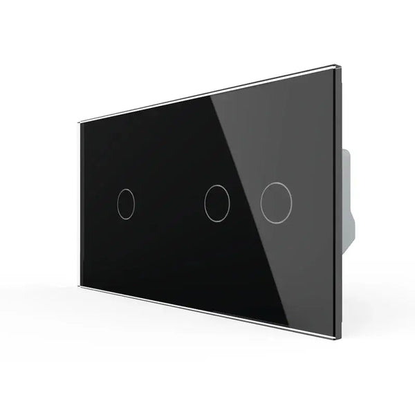 Livolo | Zwart | 1+2 | Aan/Uit | 12 of 24V DC | Schakelaar Livolo Nederland B.V.