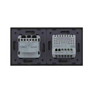Livolo | Zwart | 1+SR | Aan/Uit | Wisselschakelaar met wandcontactdoos Livolo Nederland B.V.