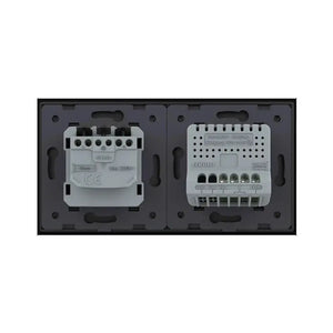 Livolo | Zwart | 1+SR | Dimmer | Wisselschakelaar met wandcontactdoos Livolo Nederland B.V.