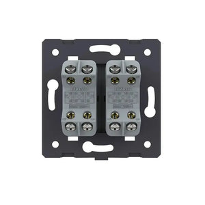 Livolo | Zwart | 2 | Module | Aan/Uit | Kruis | Wipschakelaar Livolo Nederland B.V.