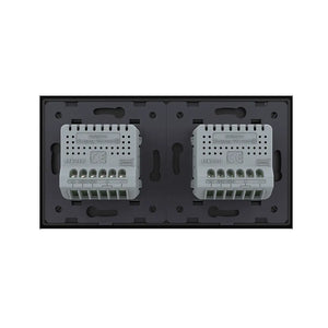 Livolo | Zwart | 2+2 | Aan/Uit | 12 of 24V DC | Schakelaar Livolo Nederland B.V.