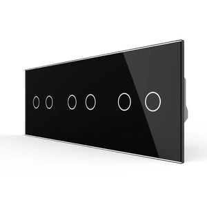 Livolo | Zwart | 2+2+2 | Puls | Schakelaar Livolo Nederland B.V.