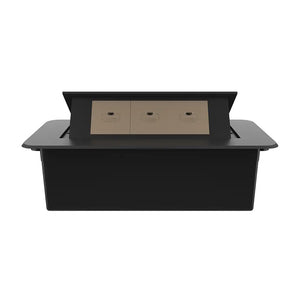 Livolo | Zwart | 3 | Pop-Up Stekkerdoos | Push | Inbouw | USB/C - Goud Livolo Nederland B.V.