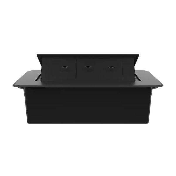 Livolo | Zwart | 3 | Pop-Up Stekkerdoos | Push | Inbouw | USB/C - Zwart Livolo Nederland B.V.