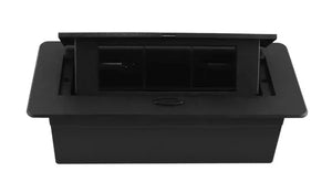 Livolo | Zwart | 3 | Pop-Up Stekkerdoos | Push | Inbouw | USB-C - Zwart Livolo Nederland B.V.