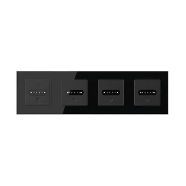 Livolo | Zwart | SR | 4 | Slide-Dimmer | Wisselschakelaar Livolo Nederland B.V.