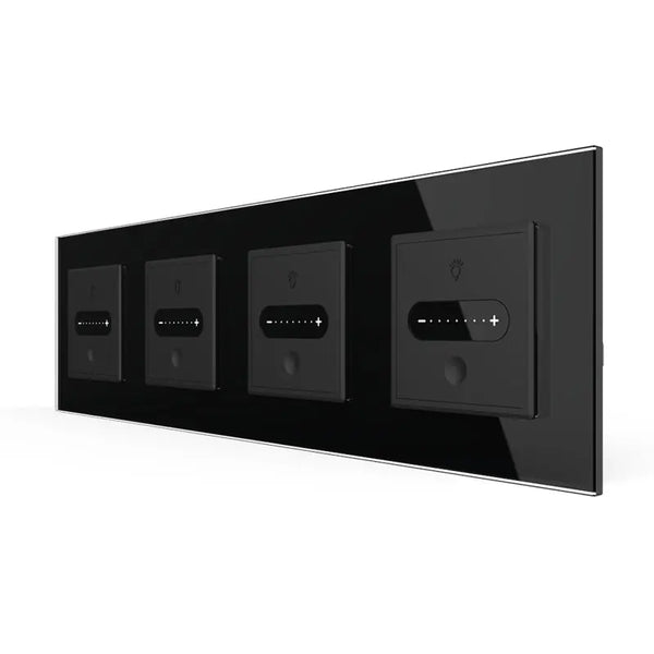 Livolo | Zwart | SR | 4 | Slide-Dimmer | Wisselschakelaar Livolo Nederland B.V.
