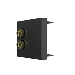 Livolo | Zwart | SR | Audio- Banaan stekker | Blindplaat Livolo Nederland B.V.