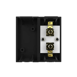Livolo | Zwart | SR | Audio- Banaan stekker | Blindplaat Livolo Nederland B.V.
