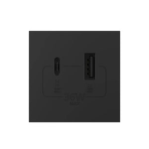 Livolo | Zwart | SR | Module | USB + USB-C oplader Livolo Nederland B.V.