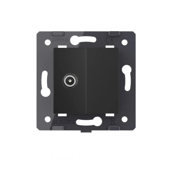 Livolo | Zwart | SR | TV - Male | Blindplaat