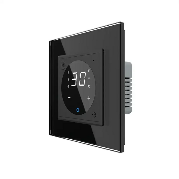 Livolo | Zwart | SR | Thermostaat met zoneregeling | Met bedrade zonemotor | Smart Home Livolo Nederland B.V.