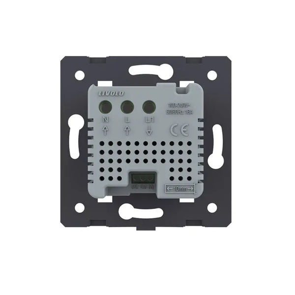Livolo | Zwart | SR | Thermostaat voor vloerverwarming met CV