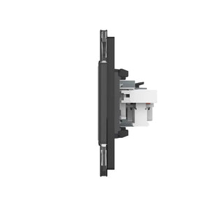 Livolo | Zwart | SR+SR | Wandcontactdoos | Netwerk | Telefoon Livolo Nederland B.V.