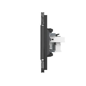 Livolo | Zwart | SR+SR | Wandcontactdoos | Telefoon | Telefoon Livolo Nederland B.V.