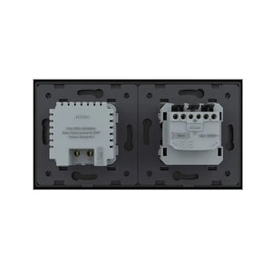 Livolo | Zwart | SR+SR | Wandcontactdoos | Wandverlichting | Beweging en nacht sensor Livolo Nederland B.V.