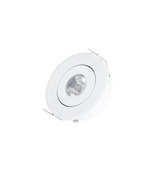 Mini Inbouwspot | Wit | Kantelbaar en Richtbaar | IP44 | Rond Livolo Nederland B.V.