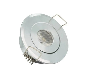 Mini Inbouwspot | Zilver | Kantelbaar en Richtbaar | IP44 | Rond Livolo Nederland B.V.