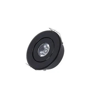 Mini Inbouwspot | Zwart | Kantelbaar en Richtbaar | IP44 | Rond Livolo Nederland B.V.