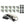 Complete Veranda Set | Deluxe 2 | Veranda verlichting 12V | Plug and Play | 12 Inbouwspots | Dimbaar Livolo Nederland