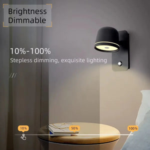 Wandverlichting | Zwart | 1 | LED | Met touch dimmer | Dim to Warm Livolo Nederland B.V.