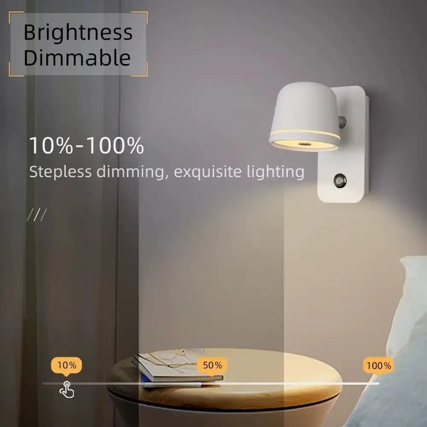 Wandverlichting | Wit | 1 | LED | Met touch dimmer | Dim to Warm Livolo Nederland B.V.