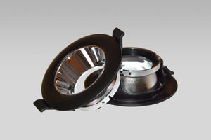 GU10 armatuur | Zwart - Chroom | Kantelbaar en Richtbaar | Inbouwspot | Rond | ø 76mm Livolo Nederland B.V.