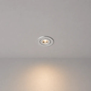 Mini Inbouwspot | Zilver | Kantelbaar en Richtbaar | IP44 | Rond | ø 45mm Livolo Nederland B.V.