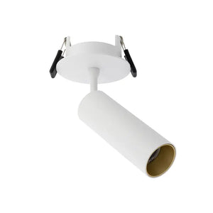 Richtbare Inbouwspot | Wit met gouden binnenring | Draaibaar | Luxe Design | Ø75-83mm Livolo Nederland