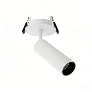 Richtbare Inbouwspot | Wit met zwarte binnenring | Draaibaar | Luxe Design | Ø75-83mm Livolo Nederland