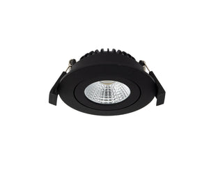 Inbouwspot | Zwart | 1 | Lage inbouwdiepte | IP54 | Kantelbaar | Ø 68mm Livolo Nederland B.V.