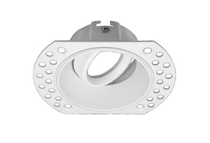 Trimless inbouwspot | Wit | Verdiept | Kantelbaar | GU10 fitting | Rond | ø 83mm Livolo Nederland B.V.