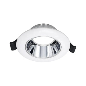 GU10 armatuur | Wit - Chroom | Kantelbaar en Richtbaar | Inbouwspot | Rond | ø 76mm Livolo Nederland B.V.