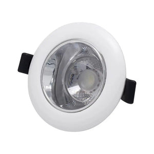 GU10 armatuur | Wit - Chroom | Kantelbaar en Richtbaar | Inbouwspot | Rond | ø 76mm Livolo Nederland B.V.