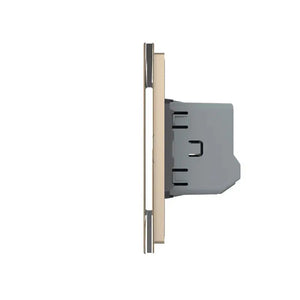 Livolo-schakelmateriaal-goud-touch-schakelaar