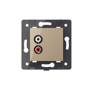 Livolo | Goud | SR | Audio | Blindplaat Livolo Nederland B.V.