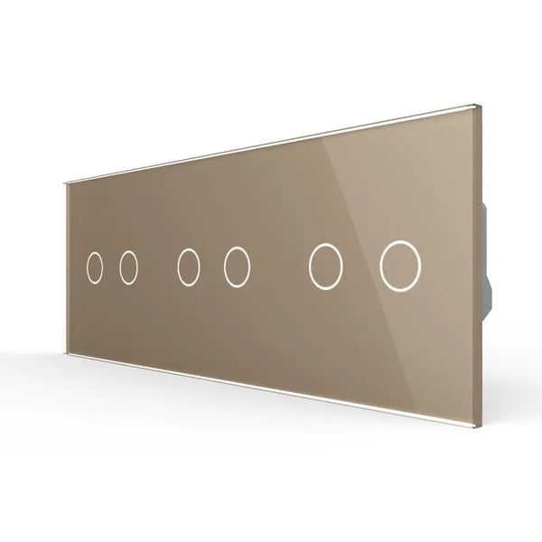 Livolo | Goud | 2+2+2 | Zonwering | Schakelaar | Smart Home Livolo Nederland B.V.