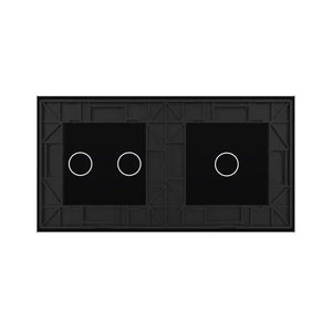 Livolo | Zwart | 2+1 | Glasplaat | Touchschakelaar Livolo Nederland B.V.