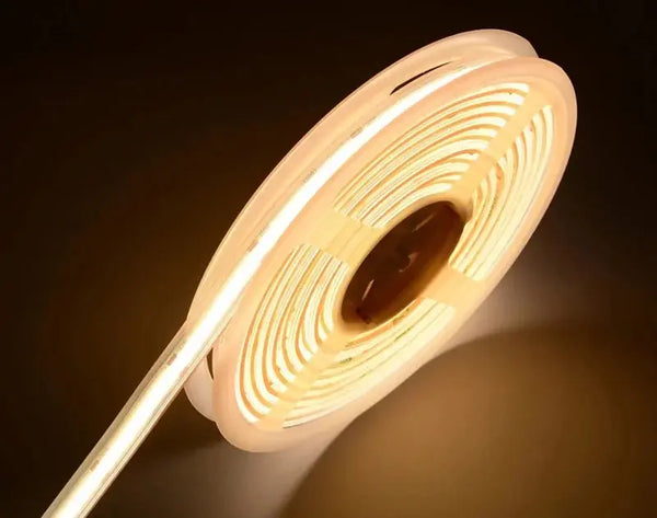 1 Meter | COB | Ledstrip | Warm wit | 8mm | Dimbaar | 24V- Female connector | IP67 Livolo Nederland