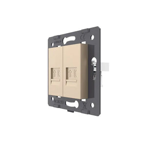 Livolo | Goud | SR | Telefoon RJ11 | Telefoon RJ11 Livolo Nederland B.V.