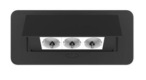Livolo | Zwart | 3 | Pop-Up Stekkerdoos | Push | Inbouw | Stopcontacten - Wit Livolo Nederland B.V.