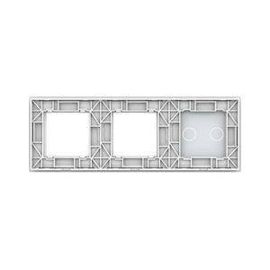 Livolo | Wit | 2+SR+SR | Glasplaat | Combinatie Livolo Nederland B.V.