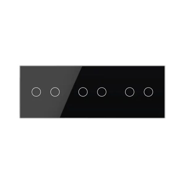 Livolo | Zwart | 2+2+2 | Aan/Uit | Wisselschakelaar | Smart Home Livolo Nederland B.V.