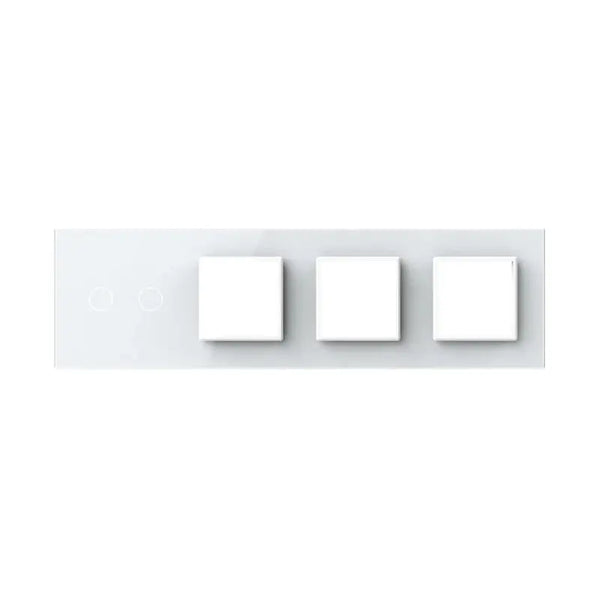Livolo | Wit | 2+SR+SR+SR | Glasplaat | Combinatie Livolo Nederland B.V.