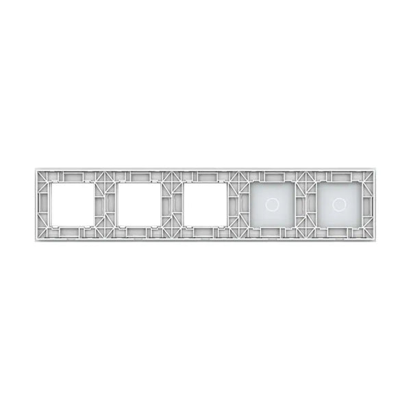 Livolo | Wit | 1+1+SR+SR+SR | Glasplaat | Combinatie Livolo Nederland B.V.