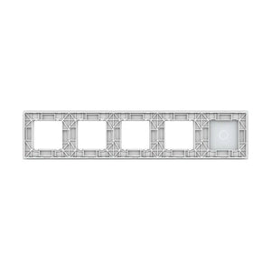 Livolo | Wit | 1+SR+SR+SR+SR | Glasplaat | Combinatie Livolo Nederland B.V.
