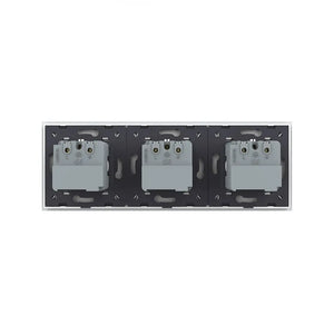 Livolo | Wit | SR+SR+SR | Wandcontactdoos | Smart Home Livolo Nederland B.V.